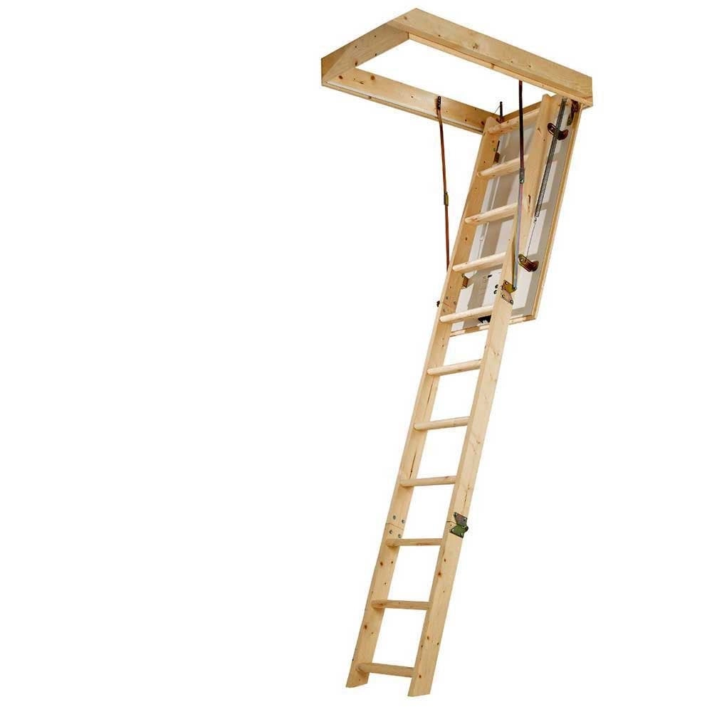 3 section folding loft ladder and loft hatch combined